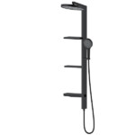 Jasupi Elegant Series 3 function thermostatic Shower Mixer set with three-level storage shelf
