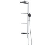 Jasupi Elegant Series 3 function thermostatic Shower Mixer set with three-level storage shelf
