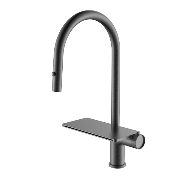 3 function hot & cold waterfall outlet Pull down Kitchen Faucet