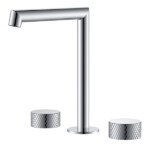 Jasupi Ring Series Solid Brass 3 hole Basin Faucet